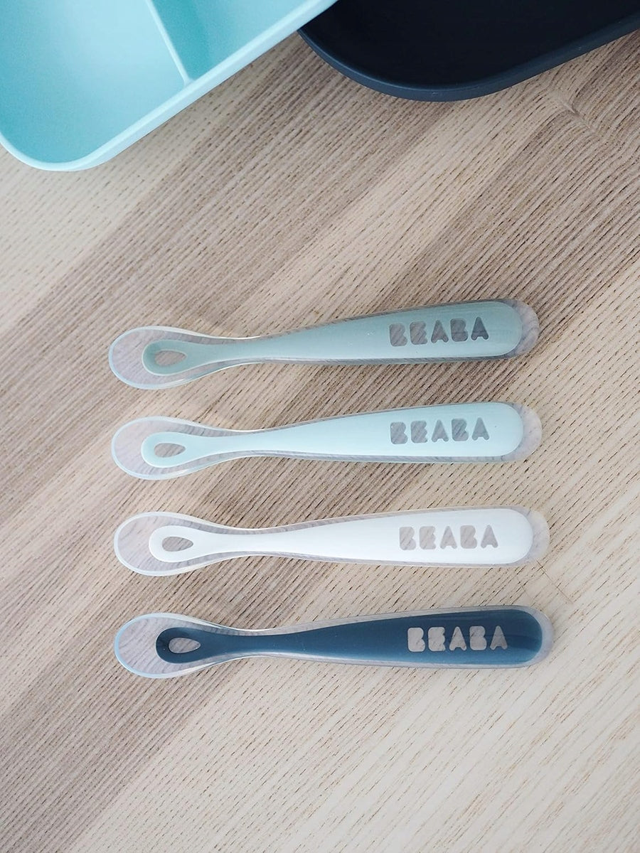 BEABA komplet silikonskih žličk, 4 kosi