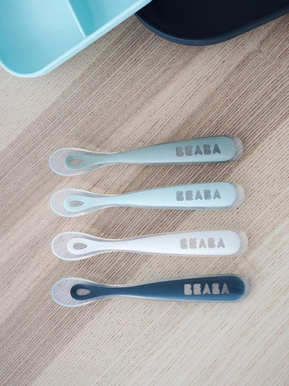 BEABA komplet silikonskih žličk, 4 kosi
