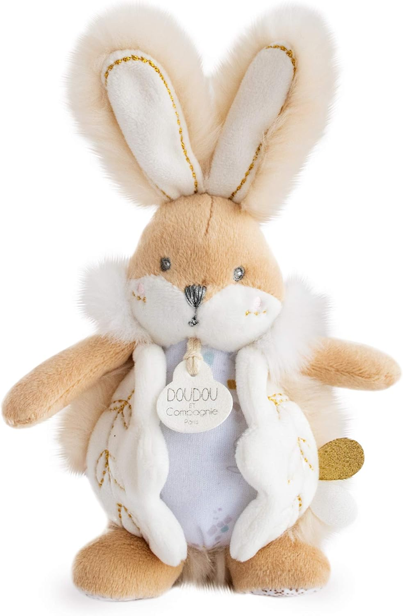 DOUDOU et Compagnie NYUSZI plüss ölelgető 20 cm + plüss könyvtok
