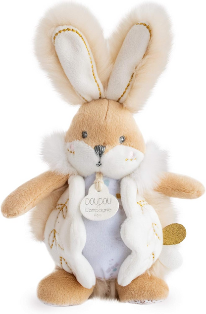 DOUDOU et Compagnie NYUSZI plüss ölelgető 20 cm + plüss könyvtok