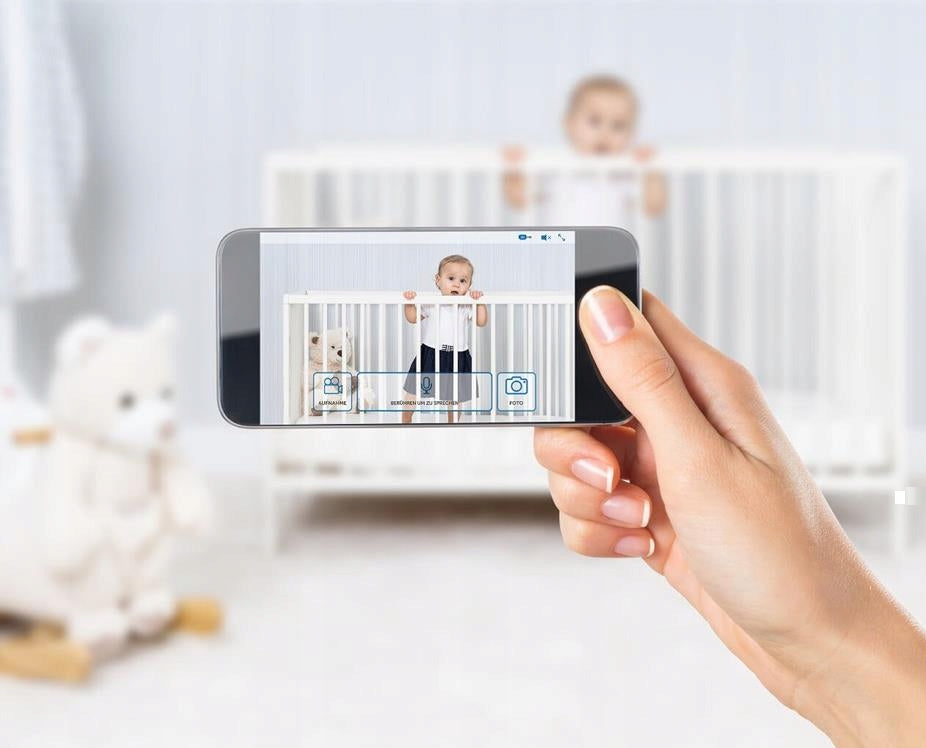 REER IP BabyCam NIANIA ELEKTRONICZNA KAMERA WI-Fi, monitorowanie dziecka na smartfonie