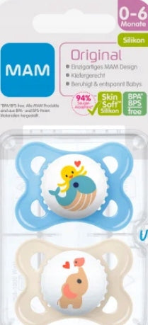 MAM ORIGINAL chupete tranquilizador x2 0-6 meses