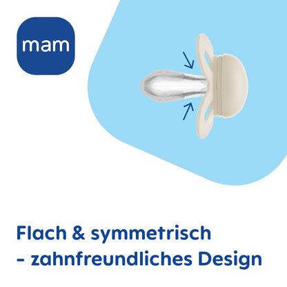 MAM Original silicone pacifiers 0–6m x4