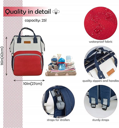 NEVEQ rucsac pentru scutece și accesorii