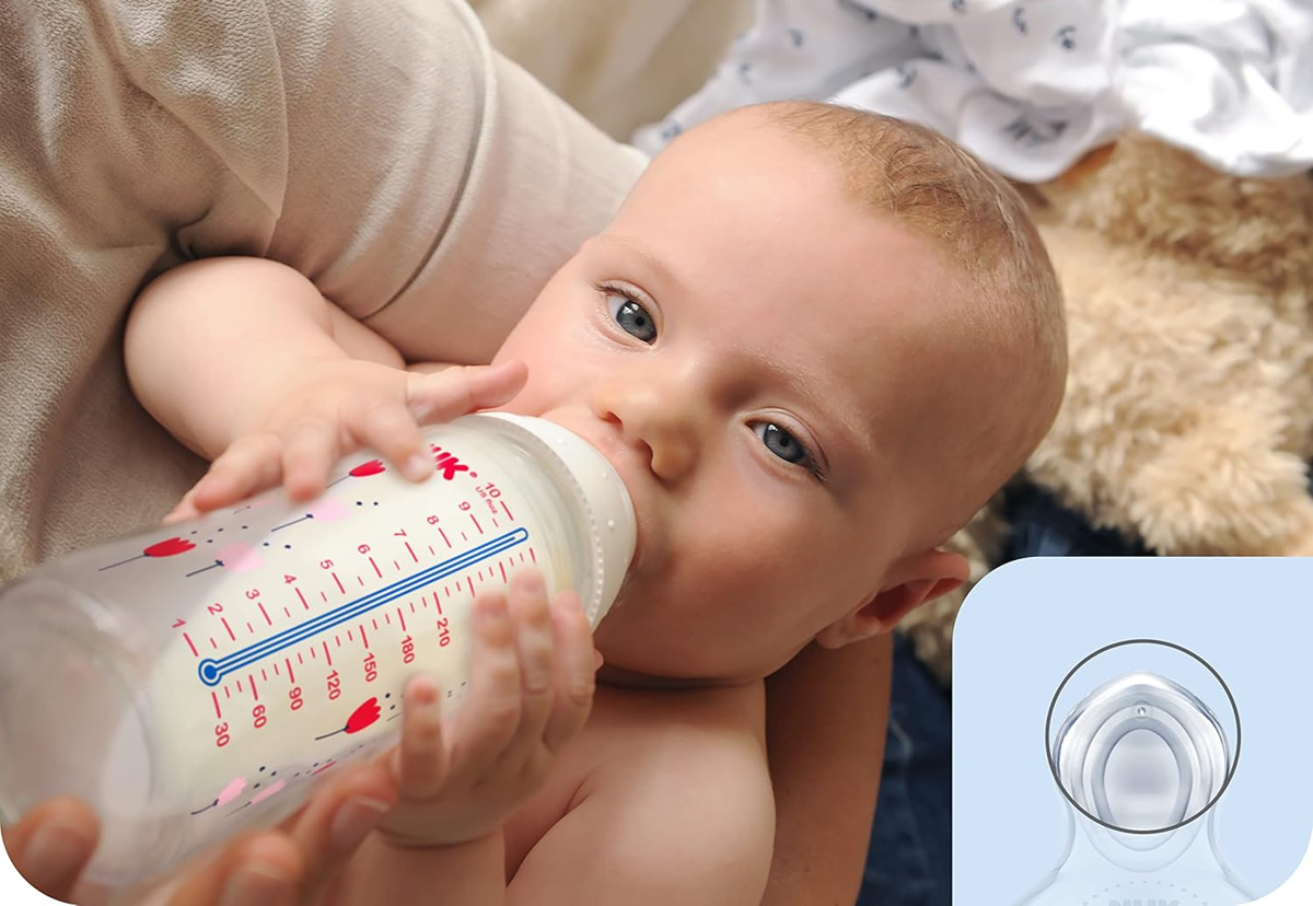 NUK First Choice+ BUTELKA 150 ml 0-6 m smoczek M wskaźnik temperatury