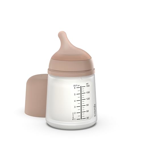 Suavinex Zero Zero butelka antykolkowa 180 ml 0+ Adaptable Flow A