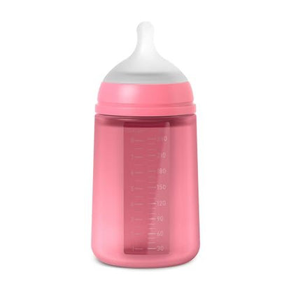 Suavinex SX Pro szilikon cumisüveg 240 ml, közepes folyású, 3 hó+