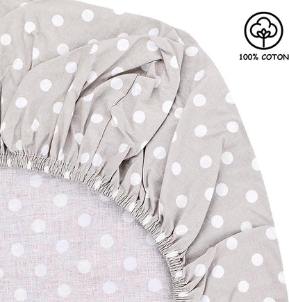 LOVELY HIPPO cearșaf cu elastic x2 80x160cm