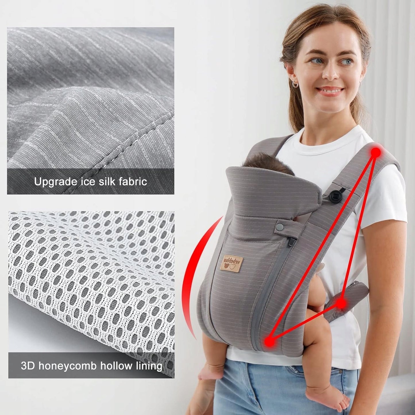 VRBABIES marsupiu ergonomic
