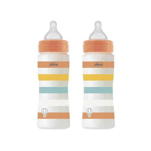 CHICCO Perfect Easy biberoane 330 ml flux rapid 2 buc.