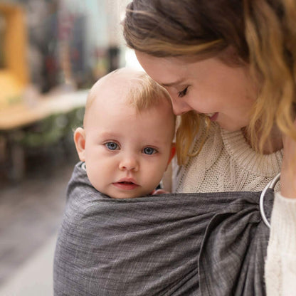 HOPPEDIZ RING-SLING karikás babahordozó kendő