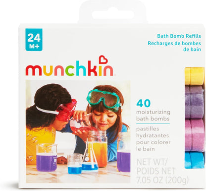 MUNCHKIN Colour Buddies bile de baie colorate și hidratante x40
