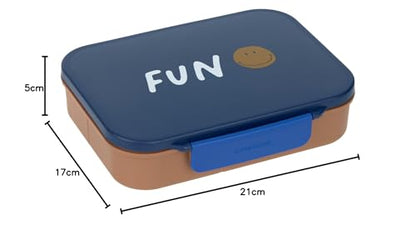 LÄSSIG Little Gang Smile lunchbox śniadaniówla z przegródkami bento