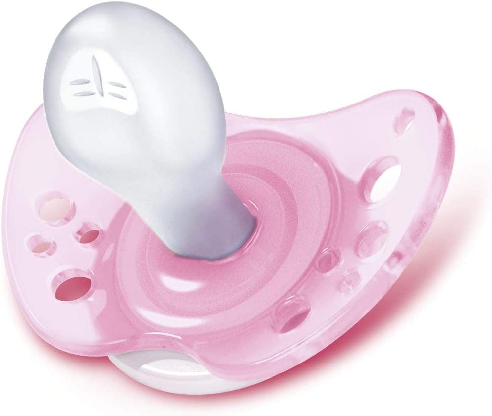 CHICCO PhysioForma MICRO glow-in-the-dark silicone dummies
