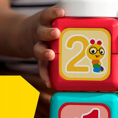 BABY EINSTEIN Connectables Add & Stack blocuri magnetice, 6 bucăți