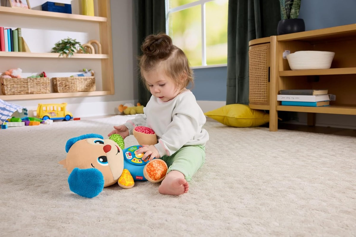 FISHER-PRICE JFD21 læringshvalp på 5 sprog SWE DAN FIN NOR