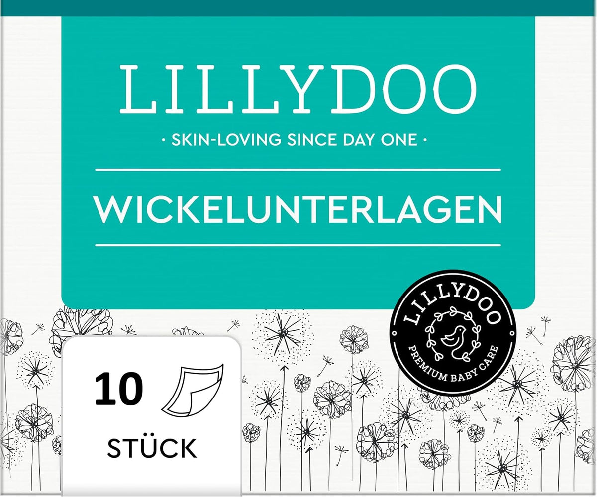 Lillydoo podloge za previjanje 60x60 cm x10 hipoalergene