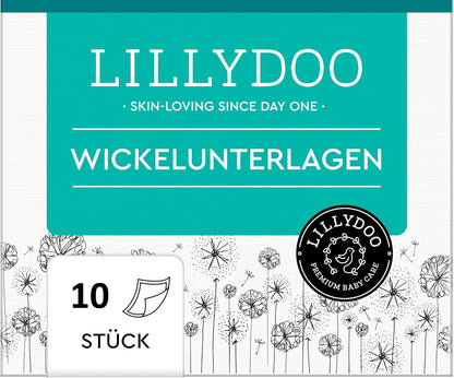 Lillydoo podloge za previjanje 60x60 cm x10 hipoalergene