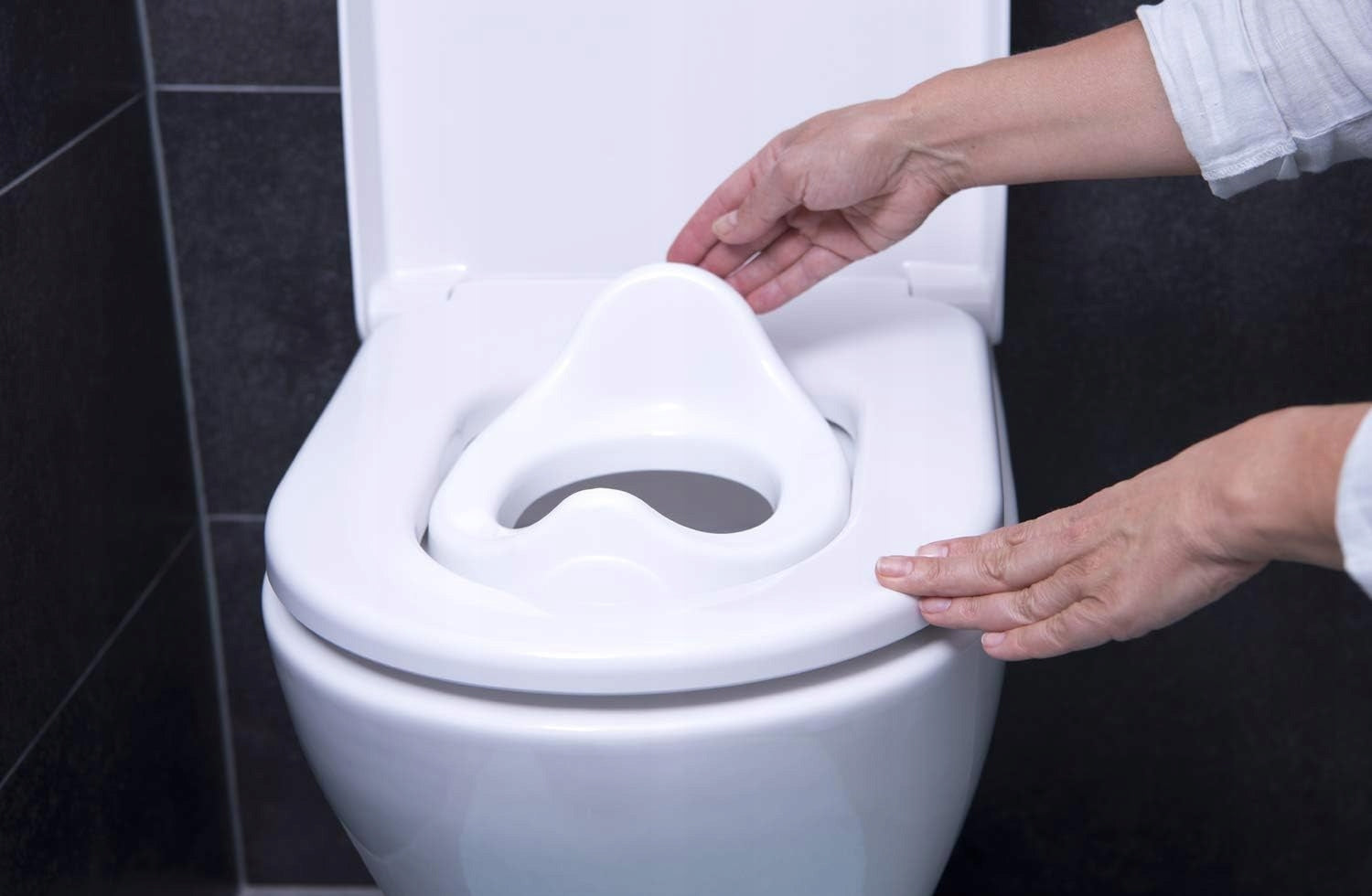 ROTHO Bella Bambina reductor pentru toaletă, 24 luni+, gri