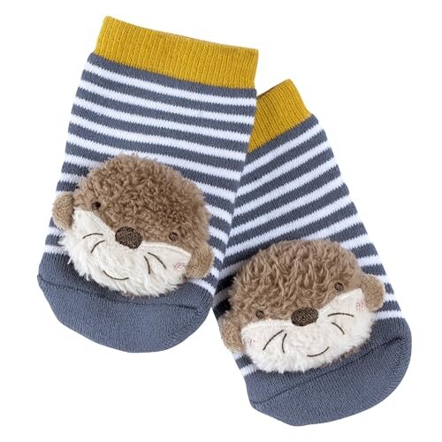 FEHN Otter Socken mit Rassel