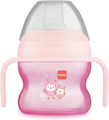 MAM Starter Cup cană anti-vărsare 150 ml 4 luni+ BUFNIȚE