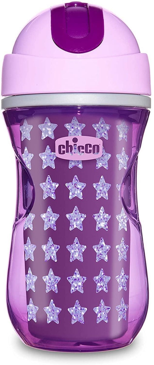 CHICCO Sport Cup Trinkbecher mit Strohhalm 300 ml 14 Monate+