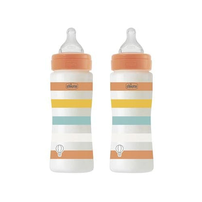 CHICCO Perfect Easy biberoane 330 ml flux rapid 2 buc.