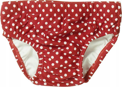 PLAYSHOES pielucha do pływania 74/80 6-12msc UPF50, czerwona w białe kropki