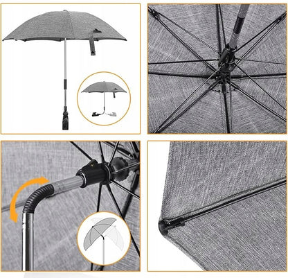 ZAMBOO parasol ochronny do wózka średnica 73 cm promienie UV wodoodporny