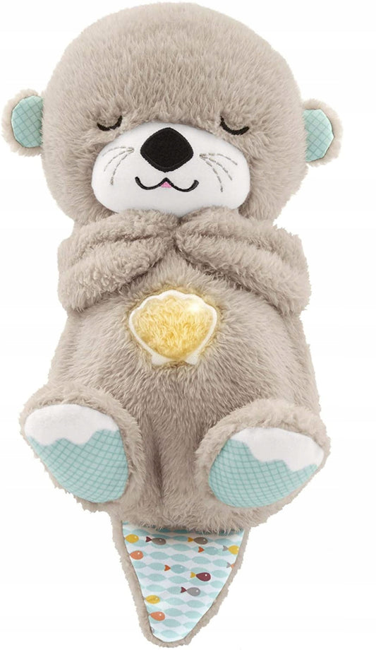 FISHER-PRICE loutre dormeuse avec ventre mobile, sons et lumière