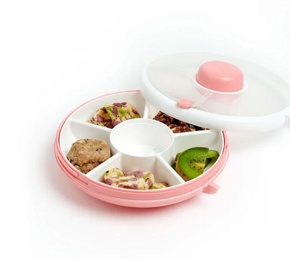 GOBE Snack Spinner recipient rotativ pentru gustări 5 compartimente 5,5 x 16 cm