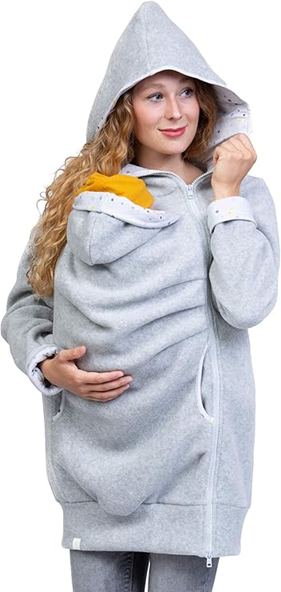 VIVA LA MAMA flísová mikina pre mamu a dieťa do nosiča XL
