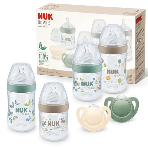 NUK for Nature Perfect Start zestaw butelek i smoczków 0–6 mies. – zdjęcie 1