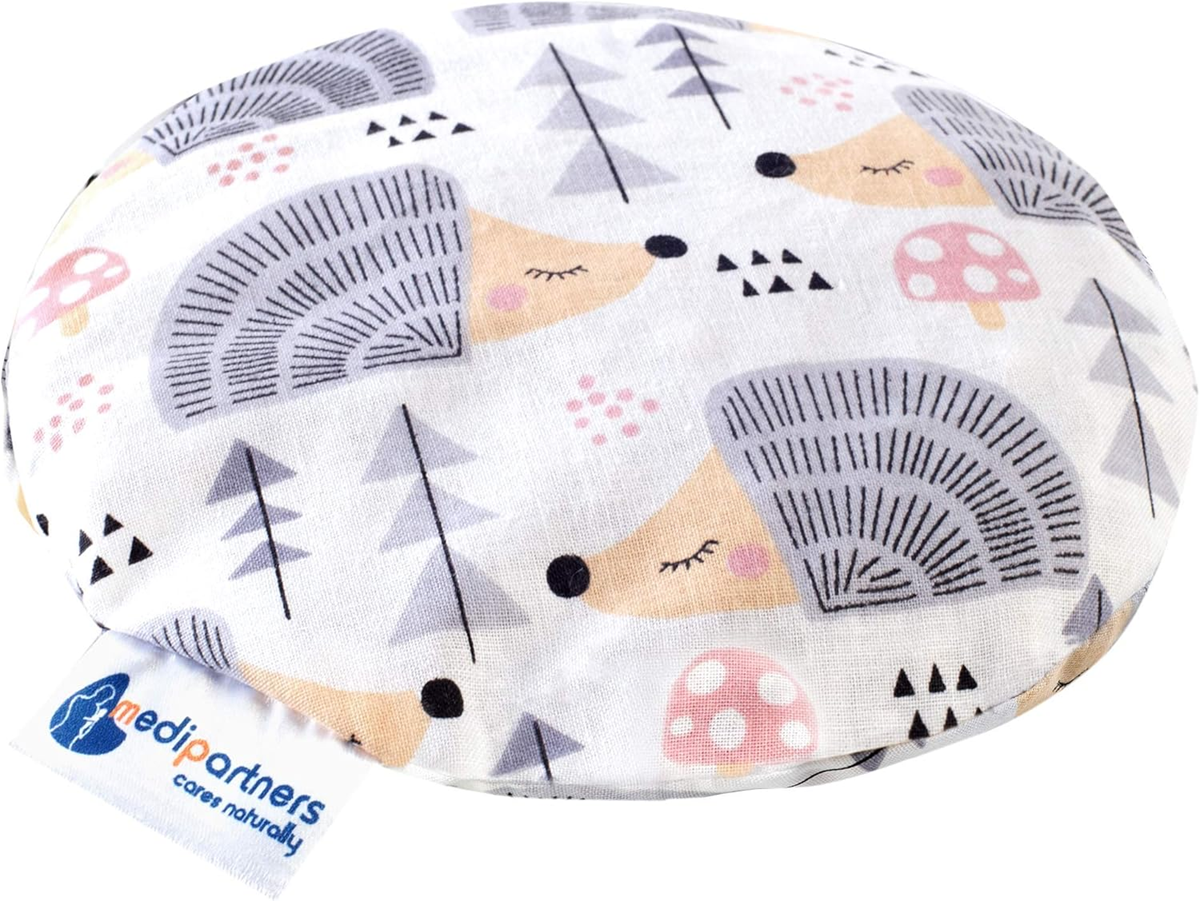 MEDI PARTNERS termofor din bumbac cu sâmburi de cireșe ARICI 15 cm 180 g