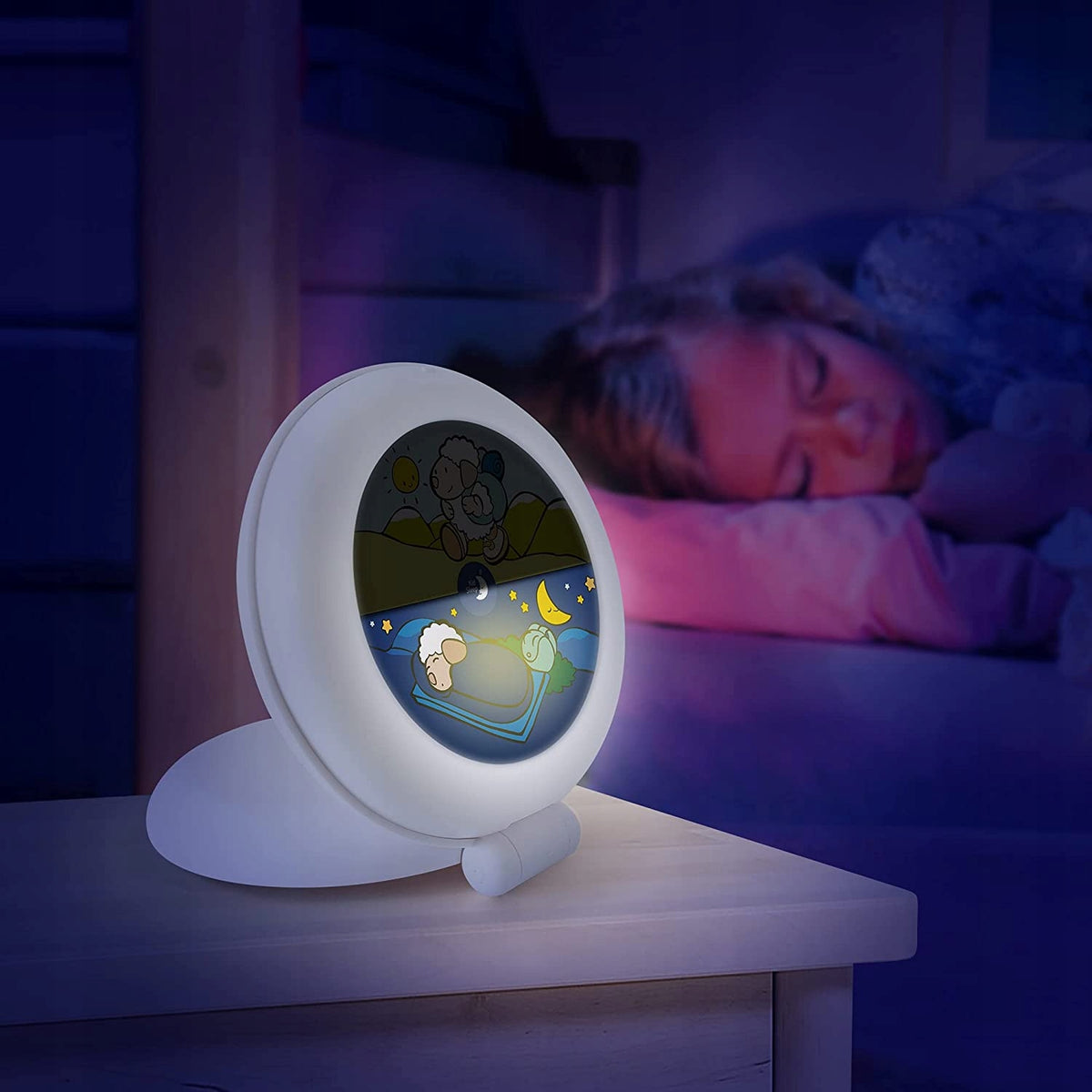PABOBO Kid'Sleep ρολόι αφύπνισης ρυθμιστής ύπνου για παιδιά 2–3 ετών