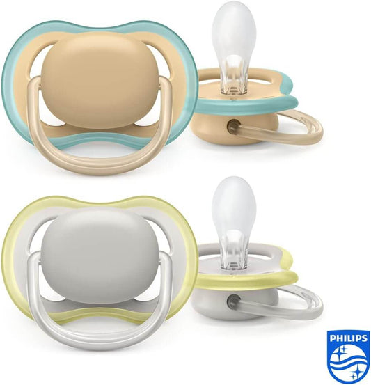 Philips Avent Ultra Air smoczek uspokajający silikonowy x2 0-6m – zdjęcie 2