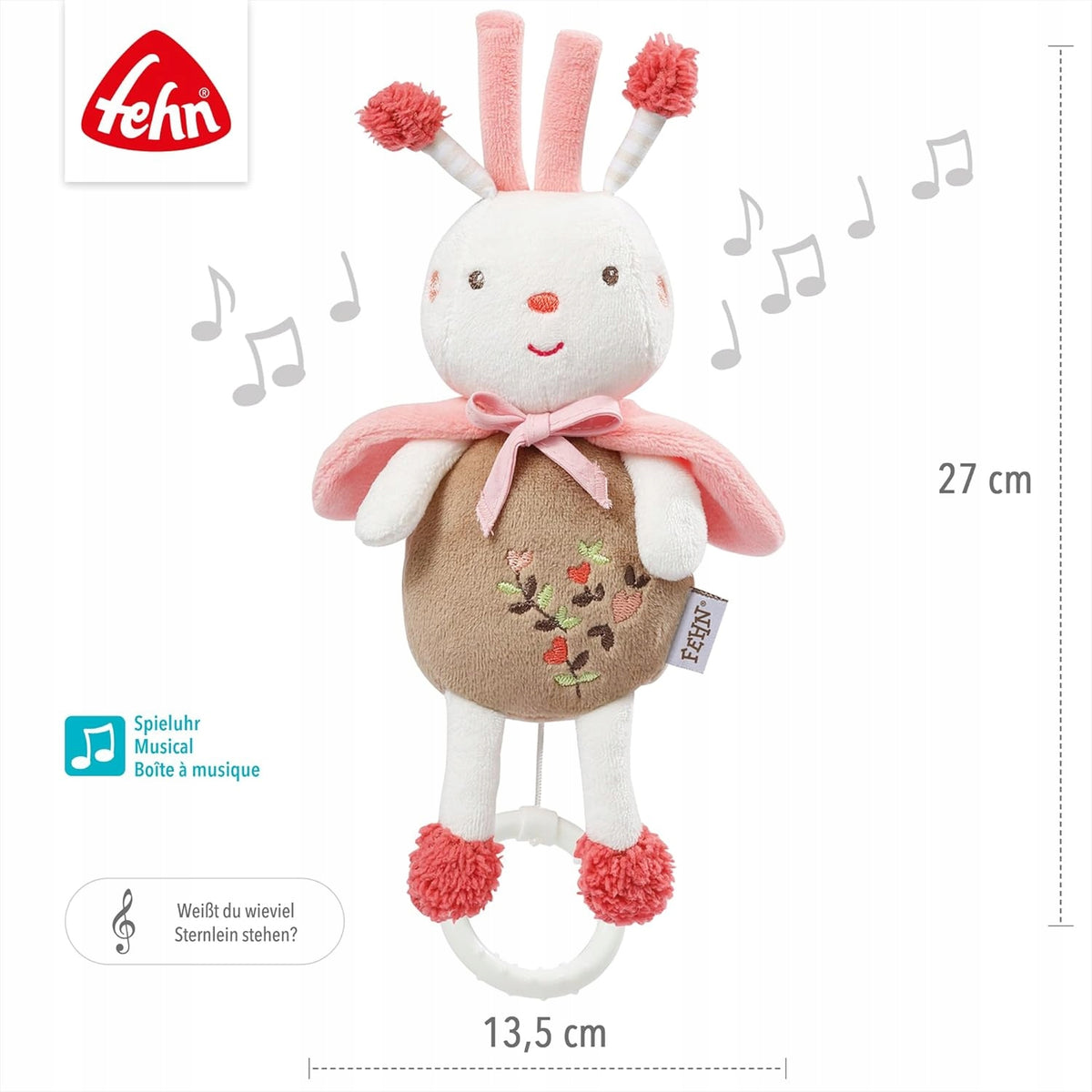 FEHN Garden Dreams suspension ABEILLE avec boîte à musique