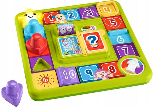 FISHER-PRICE HRB74 interaktivna igralna plošča 40 zvokov NEMŠKI JEZIK