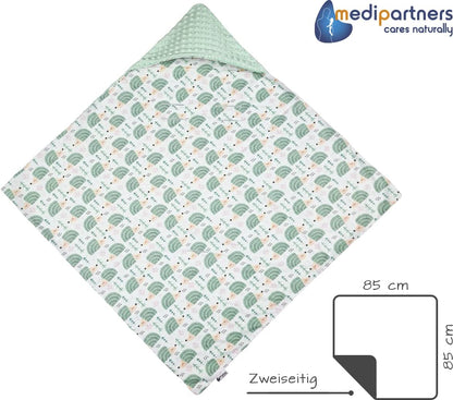 MEDIPARTNERS Fußsack / Decke MINKY für Babyschalen