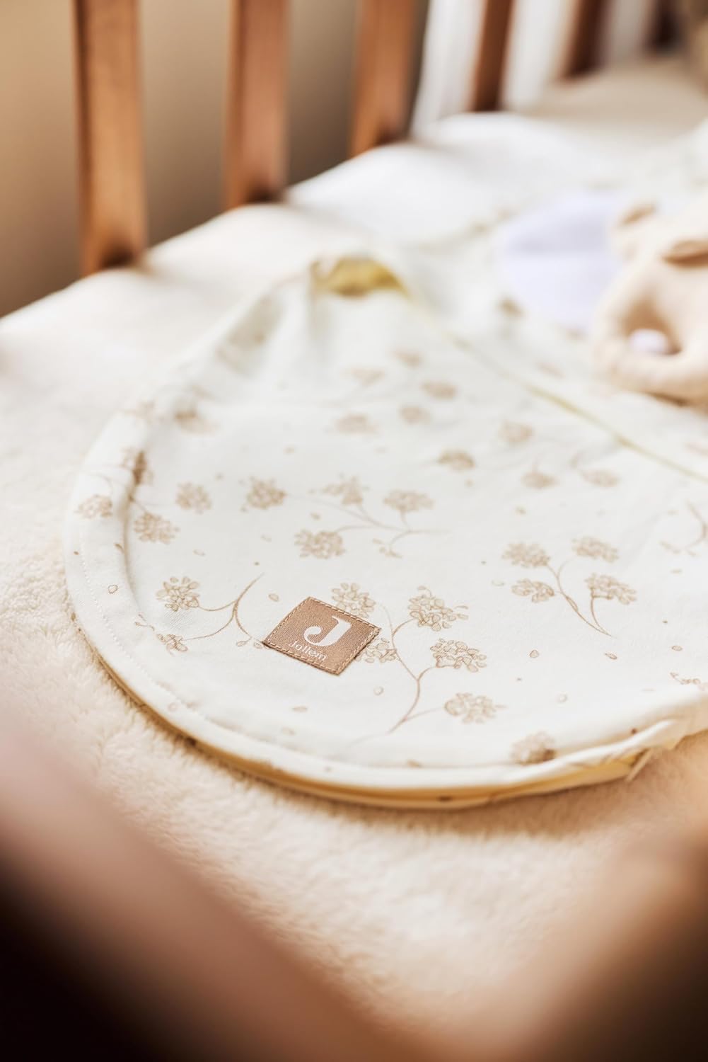 JOLLEIN Basic kocyk Jersey/Sherpa 75x100 cm Oatmeal