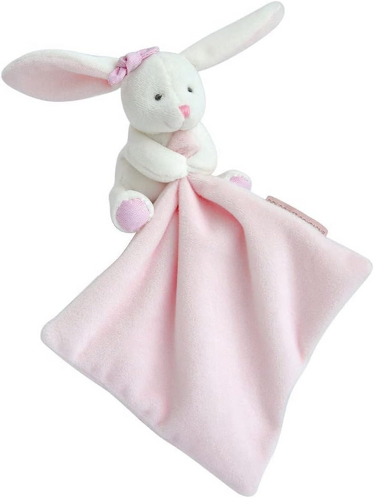 DOUDOU ET COMPAGNIE komforter przytulanka KRÓLIK 17 x 17 cm