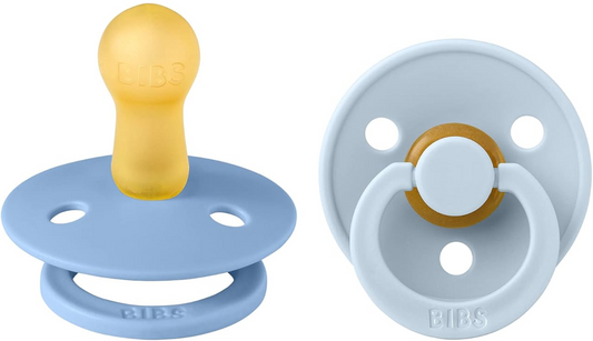 BIBS COLOUR upokojujúce cumlíky 2-pack kaučukové 6 mes.+