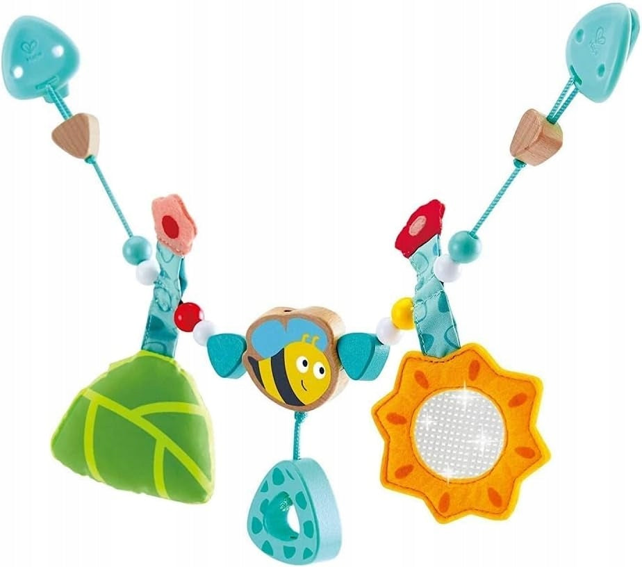 HAPE pendente de madeira corrente para carrinho ABELHA 39,5 cm