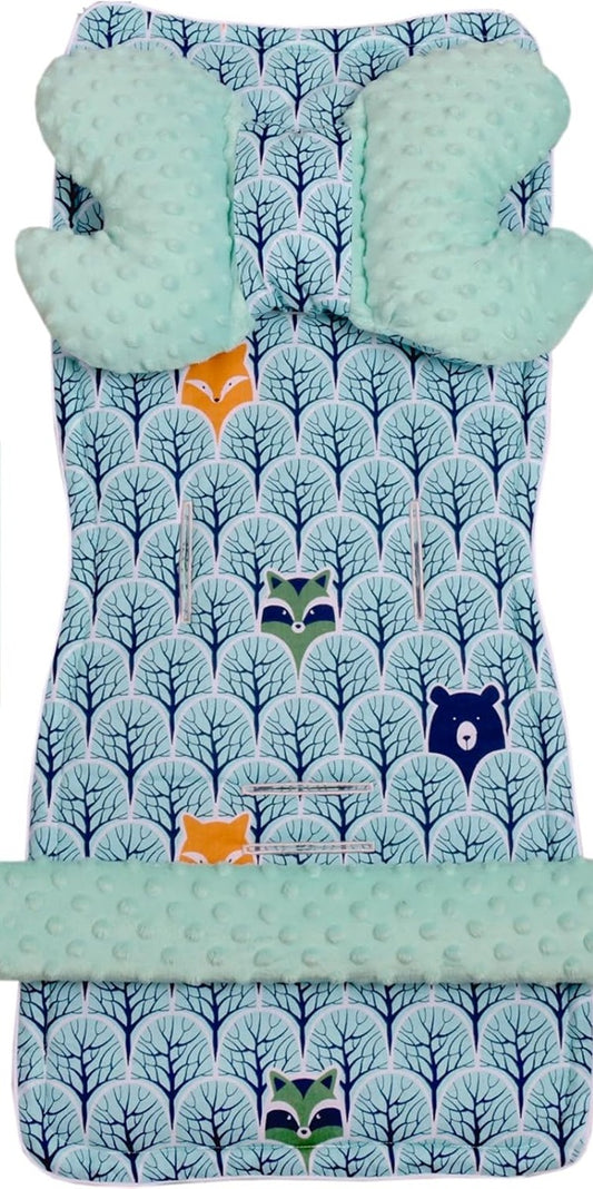 MEDI PARTNERS stroller liner + MINKY butterfly