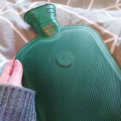 GRUNSPECHT Gummi-Wärmflasche 2 Liter 20 x 36 cm