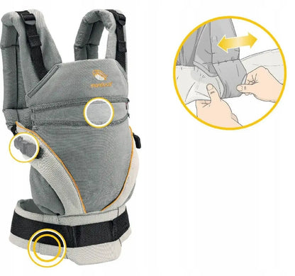 MANDUCA XT Schnallentrage aus Bio-Baumwolle