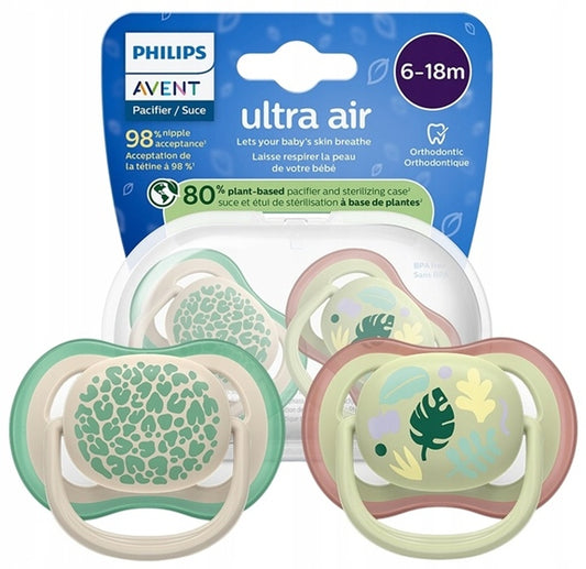 PHILIPS AVENT Ultra Air fopspenen x 2 6-18 mnd.
