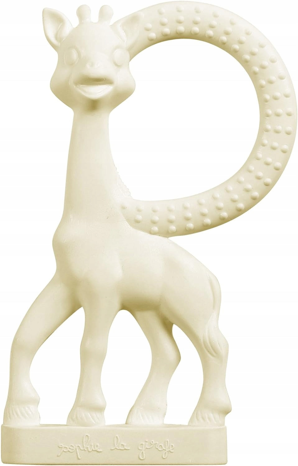 ŻYRAFA SOPHIE zestaw gryzak naturalny SO PURE 18CM + mniejszy, gryzak z kauczuku naturalnego