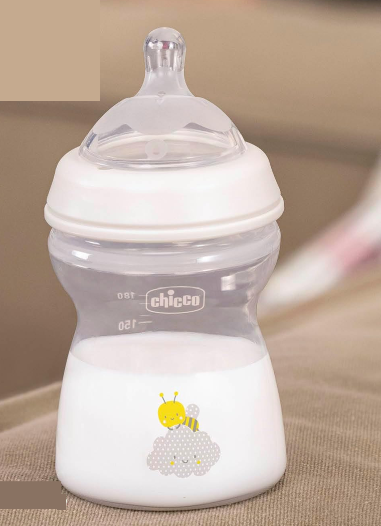 CHICCO NaturalFeeling Flasche 250 ml 2 M+ mittlerer Durchfluss