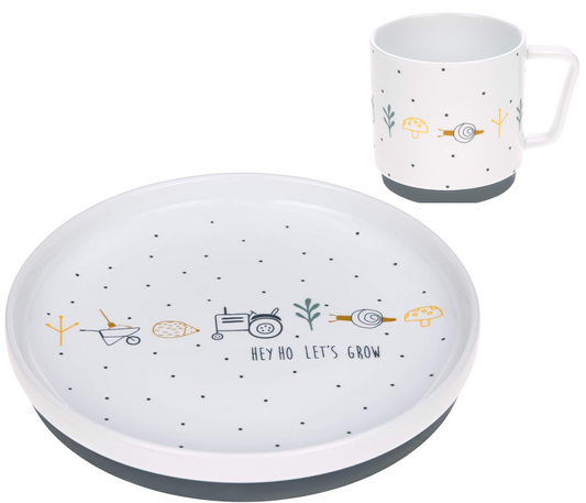 LASSIG Garden Explorer komplet porcelanaste posode 2 kosa